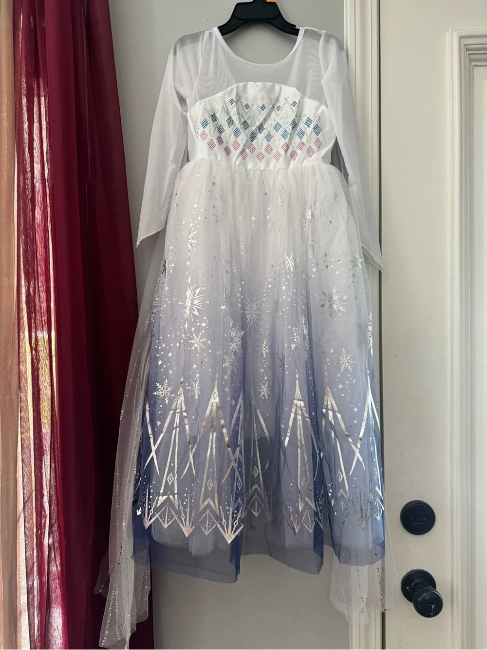 Disney Elsa  Sparkle Princess Costume Dress for Kids